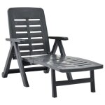 Transat chaise longue bain de soleil lit de jardin terrasse meuble dextérieur pliable plastique anthracite ... Transat chaise longue bain de soleil lit de jardin terrasse meuble dextérieur pliable plastique anthracite ...