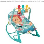 Transat evolutif berceau lectrique pour bb bleu - fasike - musical - evolutif - vibration