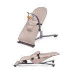 Transat kinderkraft mimi - beige - arche jouet - dossier rglable - pliable