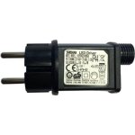 Transformateur led - silumen - 24v 9w - ip44 - noir - intrieur