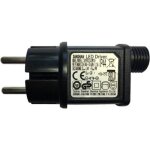 Transformateur guirlande led - silumen - 24v - 9w - ip44 - noir