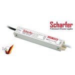 Transformateur led 24v �tanche ip67 30w 125a universel scharfer sch - 30 - 24