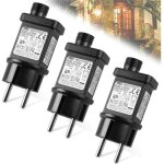 Transformateur led 31v 6w: 3 pi�ces prise clignotante avec fonction minuterie �tanche ip44 transformateur ...