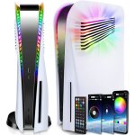 Transformez console ps5 avec faceplate ventile et lumineuse rgb - 8 couleurs et 400 effets plaque de ...