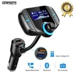 Transmetteur fm bluetooth 4. 2 kit main libre sans fil adaptateur autoradio chargeur usb voiture?3. 5mm ...