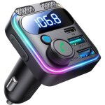 Transmetteur fm bluetooth 5. 4 voiturebasses & hifi stereo30w pd & 18w qc 3. 0autoradio voiture kit main ...