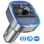 Transmetteur fm bluetoothkit voiture �metteur fm sans fil adaptateur radio lecteur mp3 avec appel main ...