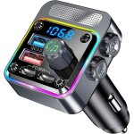 Transmetteur fm bluetooth pour voiture - edilix - charge rapide pd 36w - qc3. 0 18w - appel mains libres ...