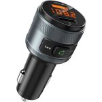 Transmetteur fm bluetooth voiture kit main libre bluetooth voiture usb double charge rapide qc3. 0 appel ...