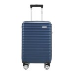 Travel valise cabine 55�35�20 cm ? bagage rigide abs l�g�re anti - choc avec serrure � code et 4 roulettes ...