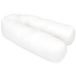 Traversin 180 cm grizzlit flotex fibre creuse polyester