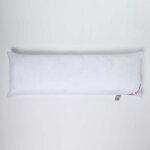 Traversin en microfibre coussin de grossesse oreiller de corps 145x40 cm avec taie de traversin en 100% ...