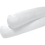 Traversin synth�tique enveloppe coton ferme 90 cm