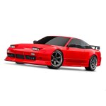 Traxxas voiture radiocommande 4 - tec drift nissan 240sx 1 / 10 4x4 rouge sans accus ni chargeur - 105247 ...