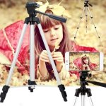 Trépied pour appareil photo support universel pour téléphone + sac noir pour téléphone portable Trépied pour appareil photo support universel pour téléphone + sac noir pour téléphone portable