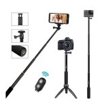 Trpied monopod bluetooth  tlcommande de selfie avec support de tlphone appareil photo gopro