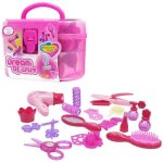 Jeu de rle - tresors - kit coiffure enfant - mallette rose - pour filles  partir de 4 ans - imagination ...