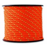 Tresse - r�sistance 200 kg - � 3 mm x 25 m - orange et vert