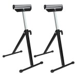 Tr�teaux - aufun - lot de 2 - acier a3 - hauteur r�glable 68 - 107 cm - antid�rapants