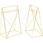 Trteaux de bureau polar dors set de 2 kare design