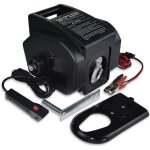 Treuil électrique - universel - 2000 lbs - câble acier 5 mm - télécommande incluse - 15 m de longueur ... Treuil électrique - universel - 2000 lbs - câble acier 5 mm - télécommande incluse - 15 m de longueur ...
