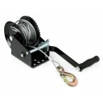 Treuil � main 1500kg treuil � main avec c�ble m�tallique de 10m pour voiture de camion remorque
