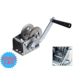 Treuil manuel � c�ble 10m 900kg 2000lbs cliquet bidirectionnel 2 sens 2 vitesses bateau remorque tire ...