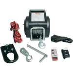 Treuil � c�ble hp autozubeh�r 20605 force de traction (en roulant)=6800 kg commande filaire t�l�commande ...
