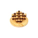 Jeux de socit - tri - morpions - tic tac toe - bois naturel - 2 joueurs - 6 ans et plus