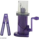 Tricotin semi - automatique - 135 x 55 cm - violet - fabrication facile de tubes tricots