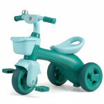 Tricycle pour enfants de 3 � 5 ans costway direction limit�e paniers avant et arri�re sonnette v�lo d�quilibre ...