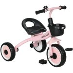 Aiyaplay - tricycle enfants - m�tal - 70. 5x53x58cm - rose