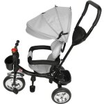 Tricycle �volutif pour b�b� mixte - gris - hombuy - de 1 � 4 ans - auvent agrandi et dossier respirant ...