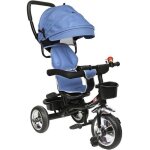 Tricycle volutif pour enfant firnose - canne tlescopique amovible - roues silencieuses - bleu