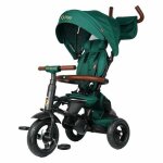 Tricycle �volutif pour enfant - pl ociotrends - new rito star deluxe - vert bouteille - roues eva 32 ...