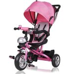Spielwerk tricycle 4en1 avec barre de pousse rose 10  36 mois guidon panier vlo pare - soleil pliable ...