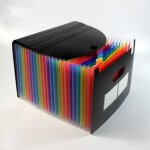 Trieur extensible 24 compartiments classeur de documents a4 grande capacit trieur  soufflets classeur ...