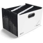 Trieur - valisette - classement - 26 compartiments - blanc - format a4 + - rapesco