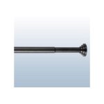 Tringle extensible entre 2 murs sans percage noir - taille: 60  90 cm - coloris: noir