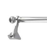 Tringle - fixvit - l80 cm - chrome - extensible 50 à 80 cm - diamètre 9 mm Tringle - fixvit - l80 cm - chrome - extensible 50 à 80 cm - diamètre 9 mm