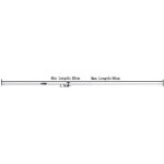 Tringle à rideau chargée de rail de rideau de fenêtre de douche télescopique extensible de rideau en ... Tringle à rideau chargée de rail de rideau de fenêtre de douche télescopique extensible de rideau en ...