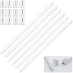 Tringles � rideau extensibles - febest - 30 - 50 cm - blanc - sans per�age - support adh�sif puissant ...
