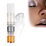 Trio de couleurs fard � paupi�res � paillettes liquide et kit de maquillage pour l�vres