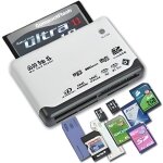 Trixes lecteur de cartes mmoires tout en un : usb 2. 0 mini sd mmc mobile sdhc m2 tf xd cf mc24812