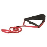 Trixie ceinture ventrale avec laisse m - l - rouge - pour chien Trixie ceinture ventrale avec laisse m - l - rouge - pour chien