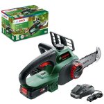 Tronçonneuse - bosch - sans fil electrique - batterie 18v - guide 20cm Tronçonneuse - bosch - sans fil electrique - batterie 18v - guide 20cm