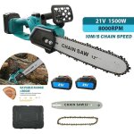 Tron�onneuse tron�onneuse �lectrique 12 pouces travail bois sans balais batterie lithium - ion depour ...