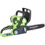 Tronçonneuse électrique greenworks g40cs30 - 40v - 30 cm - chaîne oregon - légère et sans - fil Tronçonneuse électrique greenworks g40cs30 - 40v - 30 cm - chaîne oregon - légère et sans - fil