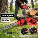 Tron�onneuse �lectrique sans balais 16 pouces tron�onneuse �lectrique tron�onneuse portativer scie � ...