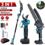 Tron�onneuse �lectrique sans balais p�le t�lescopique 3 en 1 s�cateur � branches hautes outil d�lagage ...